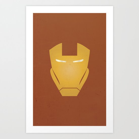 Minimalist IronMan Art Print