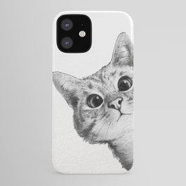 sneaky cat iPhone Case
