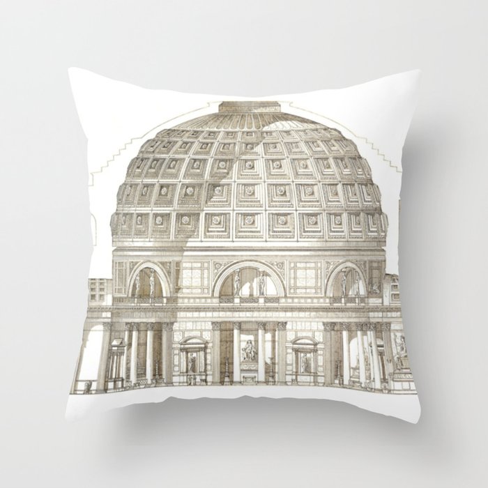 Pantheon Of Rome Throw Pillow