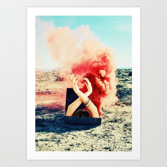 Adventure begins Art Print