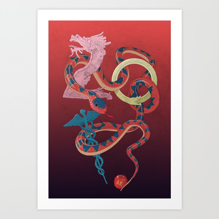 "Year of the Snake" Art Print