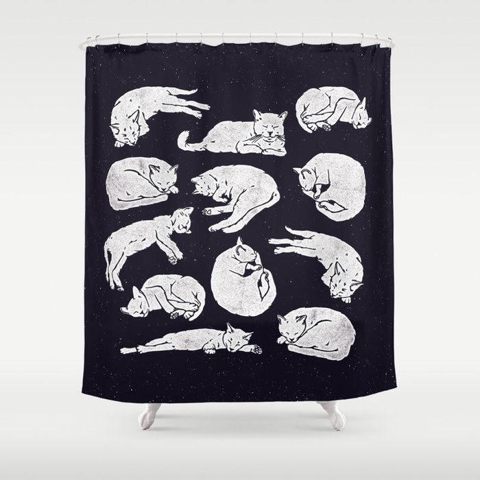 Sleeping Cats Shower Curtain