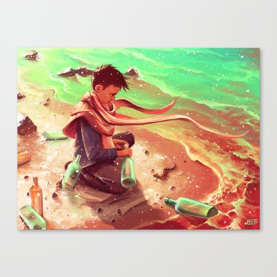 Long Message Service Canvas Print