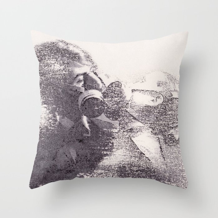 Please don't disappear Throw Pillow