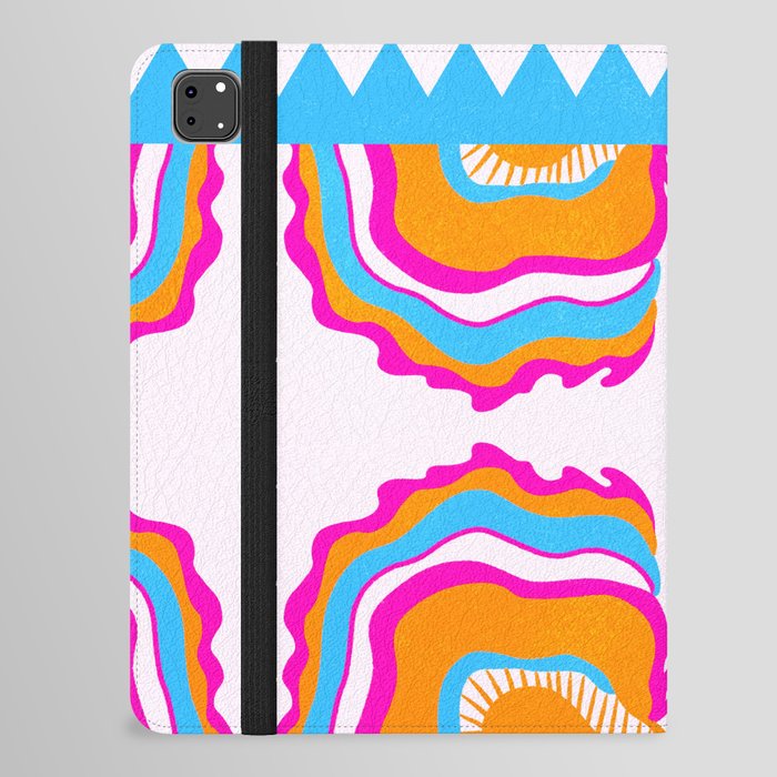 dreaming in dayglo, pink  iPad Folio Case