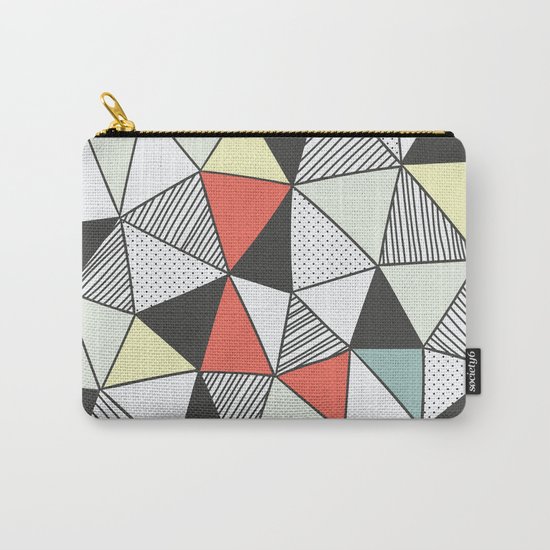 Triangular pattern Carry-All Pouch