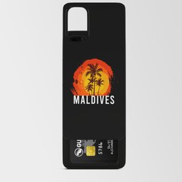 Maldives Palm Trees Maldives Vacation Android Card Case