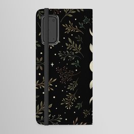 Moonlight Garden - Olive Green Android Wallet Case