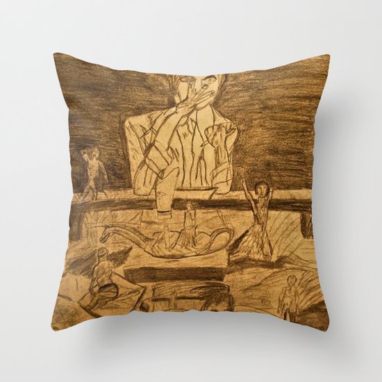 mind at work Throw Pillow