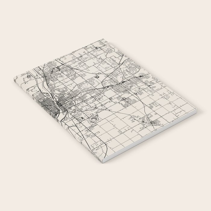 Joliet USA - city map Notebook