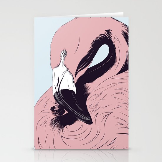 Flamingo Stationery Cards