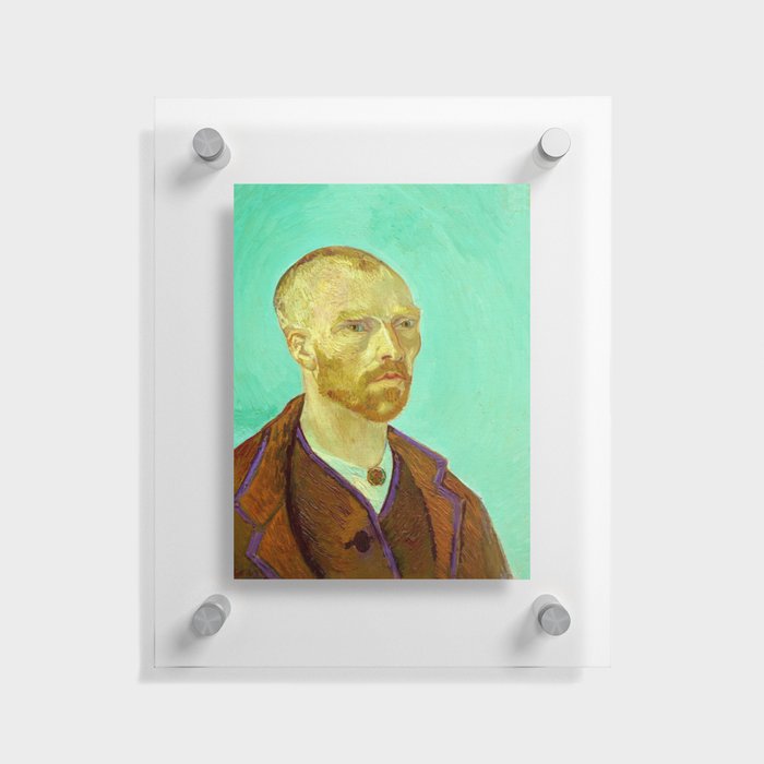 Vincent van Gogh "Self-Portrait Dedicated to Paul Gauguin" Floating Acrylic Print