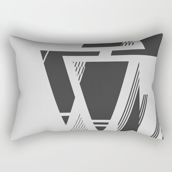 Abstract Rectangular Pillow