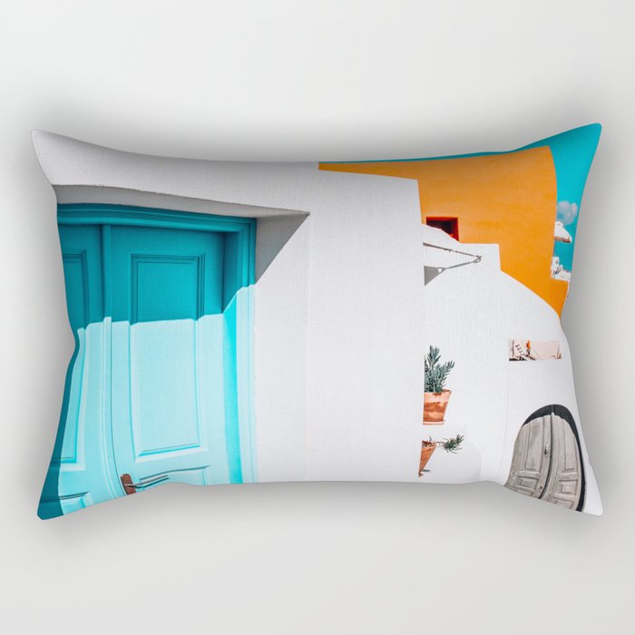 Apartment 539 | Santorini, Greece Rectangular Pillow