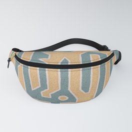 Coyote - Midcentury Minimalist Geometric Abstract Design Fanny Pack