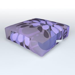 Summer Daze - Purple  Outdoor Floor Cushion
