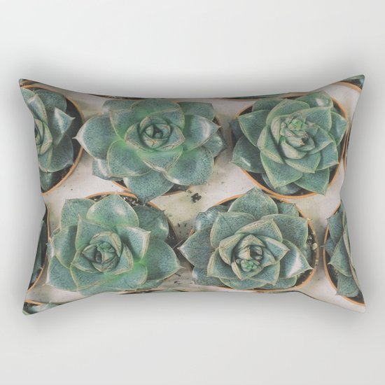 Succulent Collection Rectangular Pillow
