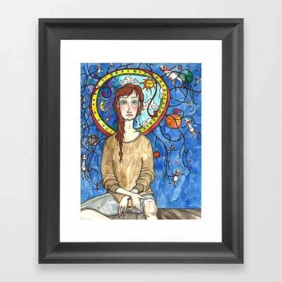 All Day Long Framed Art Print
