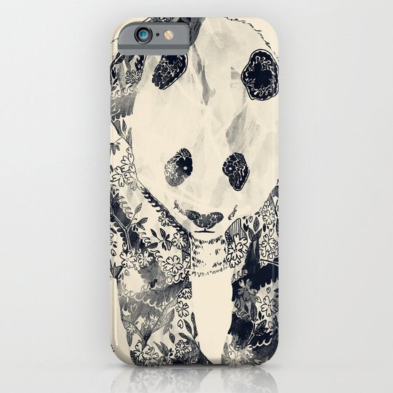 Tattooed Panda {cream} iPhone & iPod Case