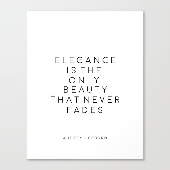 Audrey Hepburn Wall Art Fashion Wall Art Audrey Hepburn Quotes Fashion Decor Girls Room Decor Printa Canvas Print By Typohouseart