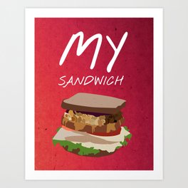 Friends 20th - My Sandwich Art Print
