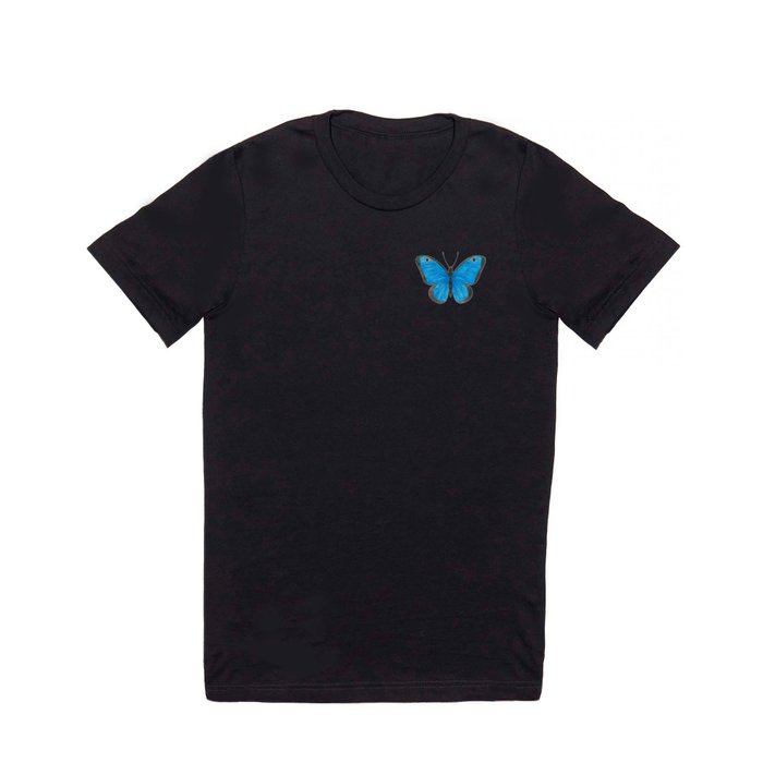 Morpho Butterfly Illustration T Shirt