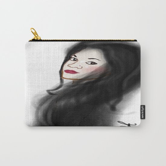 The Ghost of Christmas Yet to Come - Charles Dickens A Christmas Carol - Selfie Carry-All Pouch