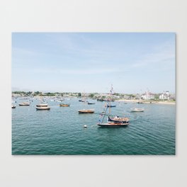 Nantucket Island Harbor on July Fourth Canvas Print