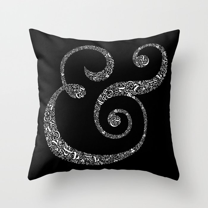 The Ampersand of Ampersands Throw Pillow