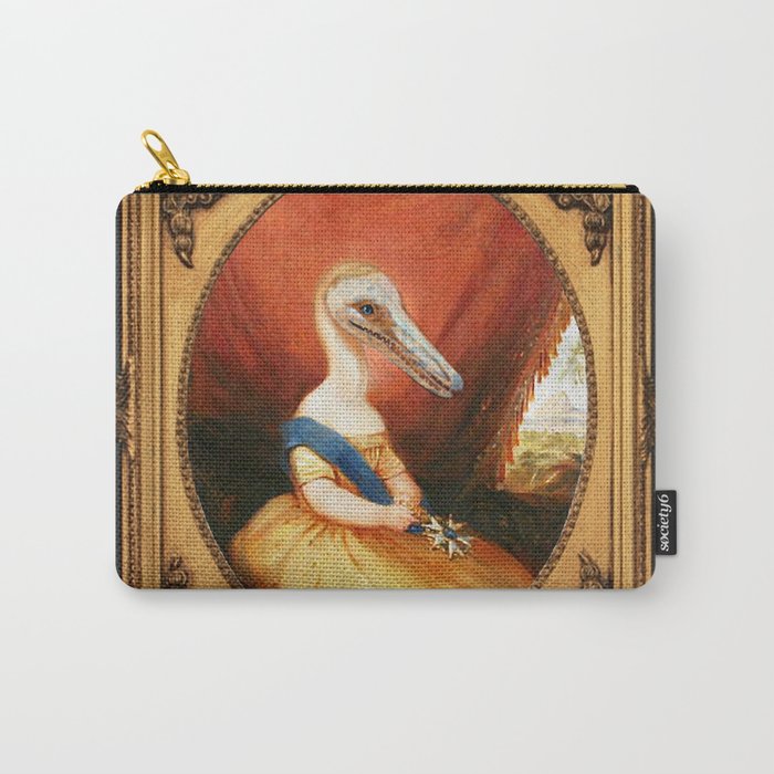 Framed Baby Buitreraptor Carry-All Pouch