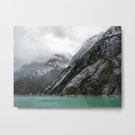 Gray Stone Mountain Metal Print