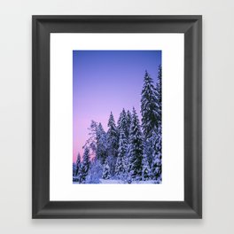 The Dawn In Winter Framed Art Print