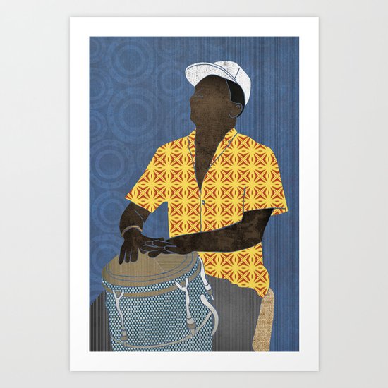 Conguero Art Print
