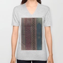 Amira Moroccan Brocade V Neck T Shirt