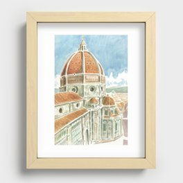 Duomo Recessed Framed Print