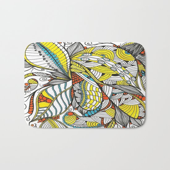 Leaf Bouquet Bath Mat