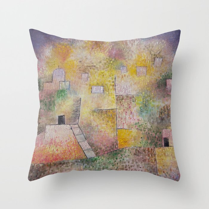 Paul Klee - Jardin Oriental Throw Pillow