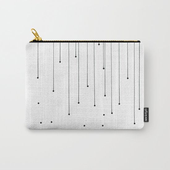 BLACK LITTLE RAIN Carry-All Pouch