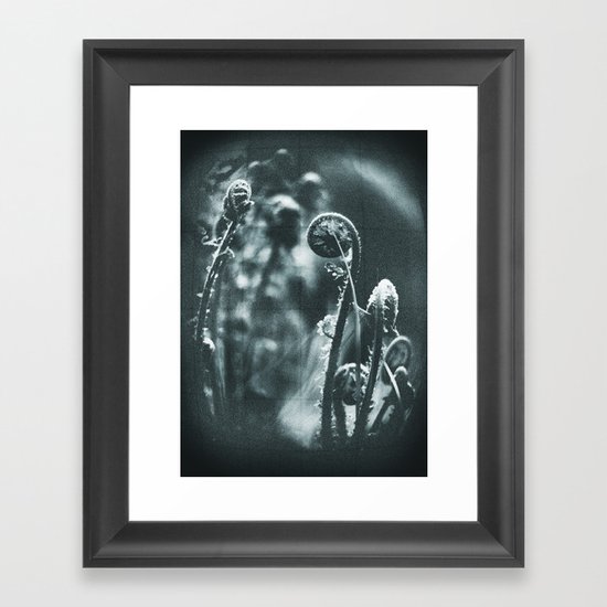 Twists of distortia Framed Art Print