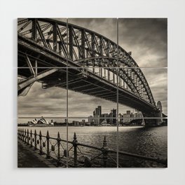 Sydney Harbour Bridge Wood Wall Art