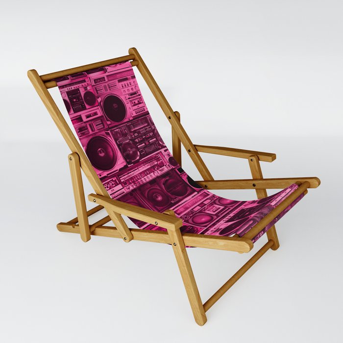 house of boombox : the pink print Sling Chair