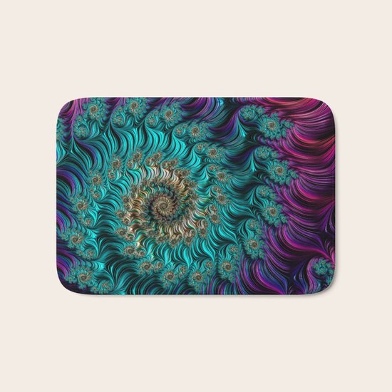 Aqua Swirl Bath Mat