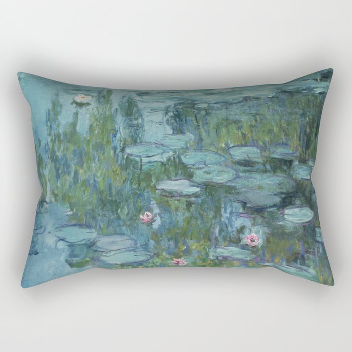 Nympheas, Claude Monet Rectangular Pillow