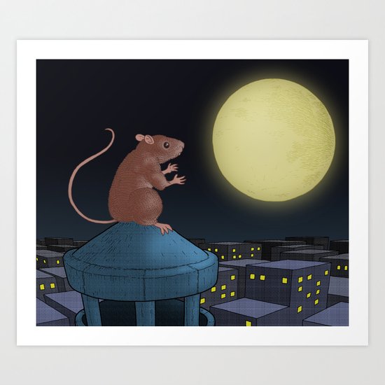 Somewhere... Art Print