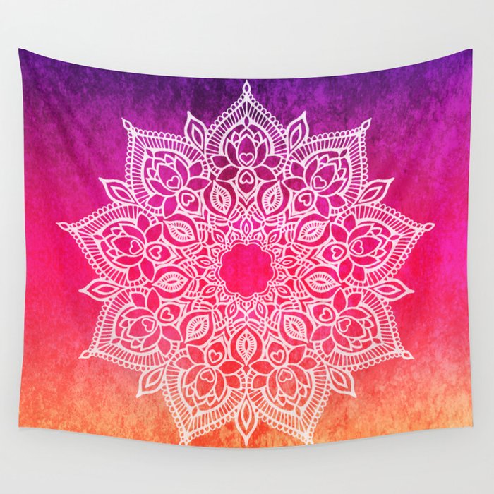 Lotus mandala tapestry deals