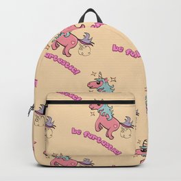 Be fartastic farting unicorn Backpack | Cartoon, Vectorcharacter, Rainbow, Kidssticker, Digital, Vector, Cutecharacter, Kawaii, Sticker, Cuteanimal 