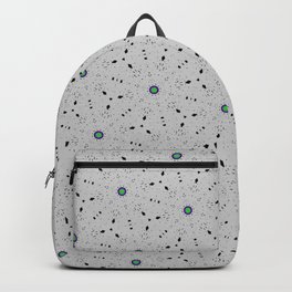 CONNECTED DOTS PATTERN Backpack | Connected, Unlocked, Attached, Minimalist, Locked, Pattern, Dots, Web, Graphicdesign, Modern 