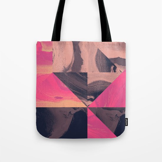 Triangular Magma Tote Bag
