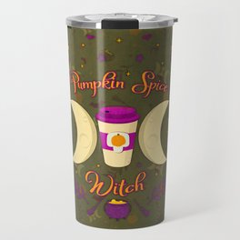 Pumpkin Spice Witch Travel Mug