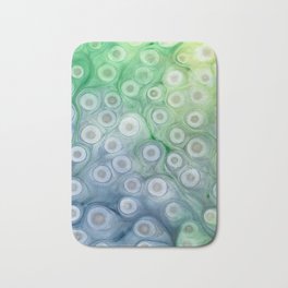 Rivulet Bath Mat | Painting, Abstract, Mixed Media, Pattern 